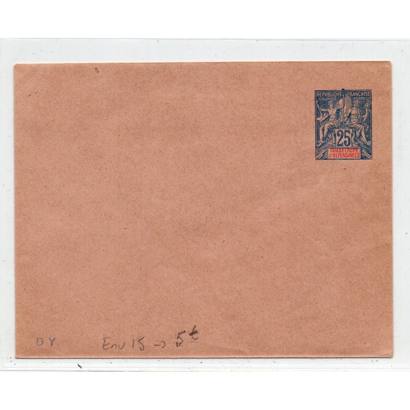 Guadeloupe entier postal ENV 15 neuf